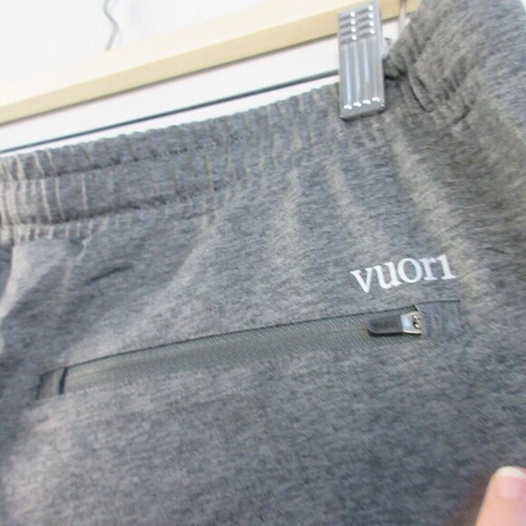 Vuori Mens Joggers Pants Sunday Performance Grey Athleisure XL Gym Lounge 454 - Picture 8 of 11